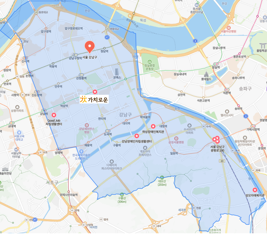 가치로운 강남구 위치